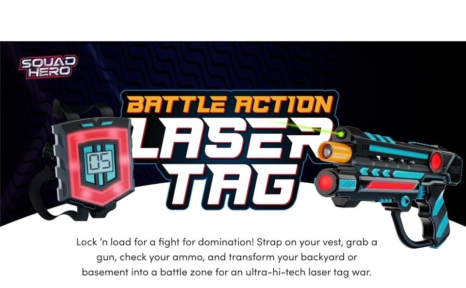 Squad Hero Battle Action Laser Tag 2.0 w/ COMBAT ARENA - Image 2 of 4
