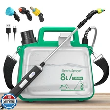 Battery Powered Sprayer 2.1 Gallon,2025 New Electric Garden Spray