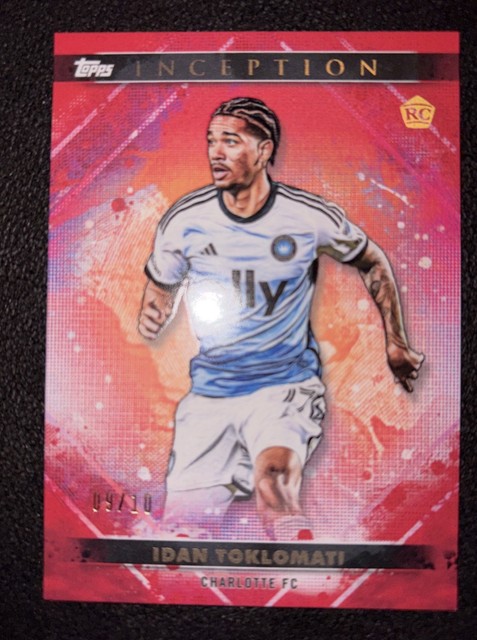 2025 Topps Inception MLS Idan Toklomati  RC Charlotte FC  /10