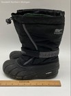 Sorel Flurry Black City Grey Youth Winter Snow Boots Size 5 — photo 5