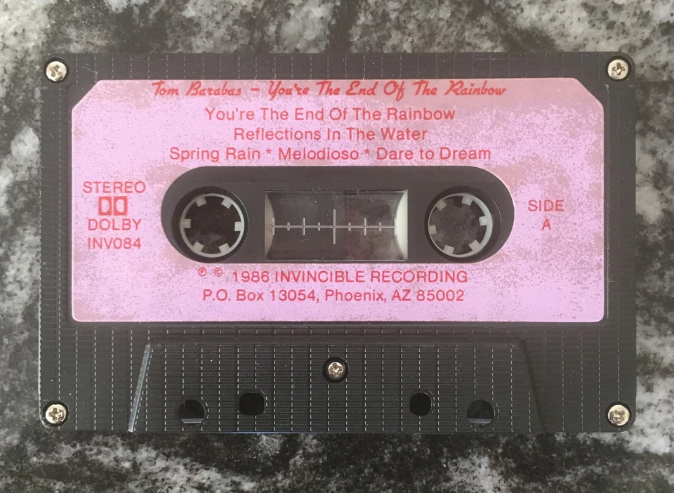 TOM BARABAS • You’re The End Of The Rainbow + Balancing • Cassette Tape Lot! - Image 4 of 4
