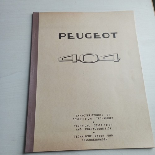 RARE Peugeot Brochure MAGASIN VENDEUR 404 GARAGE - Picture 12 of 17
