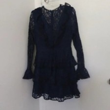 NWT Alexis Tracie 495 Lace Mini Dress