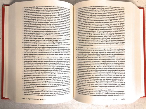 Questioning Minds : The Letters of Guy Davenport and Hugh Kenner (2018 hc G) - Picture 6 of 7