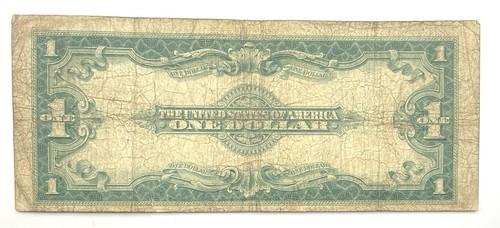 1923 $1 One Dollar " Horse blanket" Silver Certificate Large Size - Picture 2 of 2