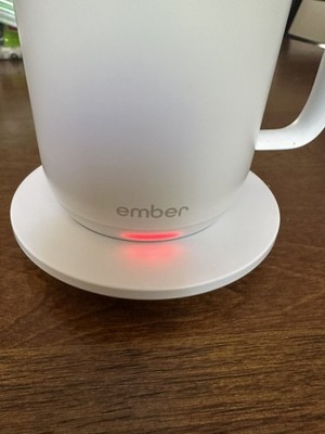 Ember Mug Smart Temperature Control Mug 10oz White with Charging Coaster