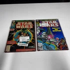 Star Wars Vintage Marvel Comic Retro Metal Tin Sign Darth Vader 8”x12” Lot Of 2