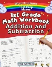 1st Grade Math Workbook Addition and Subtraction: 1 Workbooks, Math...