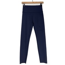 OFFLINE by Aerie Goals 7/8 Leggings Navy Blue High Rise Medium