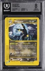 2003 POKEMON SKYRIDGE #32 UMBREON-REVERSE FOIL BGS 8