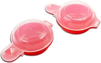 Microwave Egg Cooker Poacher Set of 2 | Fast 1-Minute Non-Stick Egg Maker