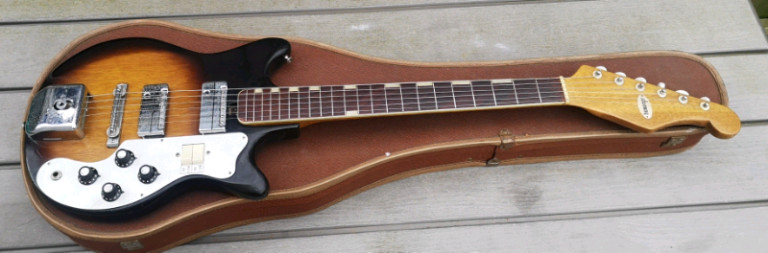 Rare 69s  Starway Teisco Starway ENO  Electric Guitar - JAPAN  + CASE