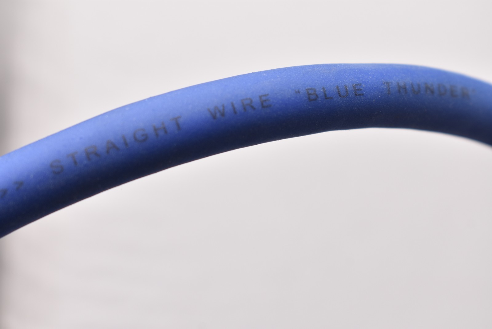 4ft Straight Wire "Blue Thunder" Power Cord IEC Mains Cable - Made In USA