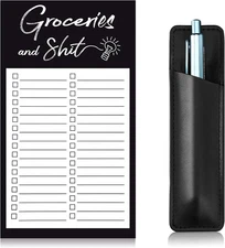 Grocery List Pads Funny Memo Notepad Magnet Refrigerator Notepad with 1 Piece Pe