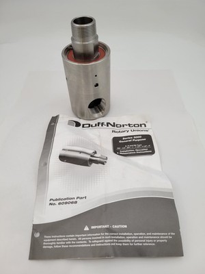 Duff-Norton 750115C Rotary Union 1-1/4 Pipe Size 1-1/4 NPT Shaft Thread 5000