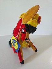 Dream Pets R Dakin  Co PANCHO Donkey Toy Made In Japan Vintage Red 6  1960's