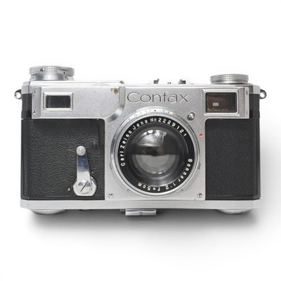 CONTAX II Meßsucher Kamera mit CARL ZEISS JENA SONNAR 1:2 F=5cm - DEFEKT