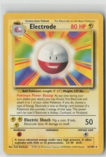 Electrode 21/102 Rare Base Set Unlimited Pokemon Heavily Played on eBay