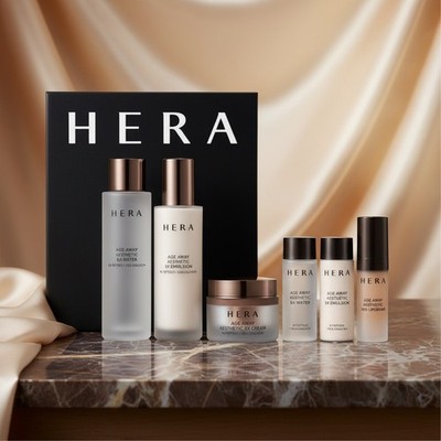HERA Age Away Aesthetic BX 3pc Set 150ml+120ml+25ml w/ Gift Minis K-Beauty