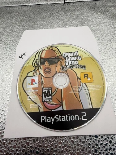 Grand Theft Auto San Andreas PlayStation 2 Video Game PS2 Open World