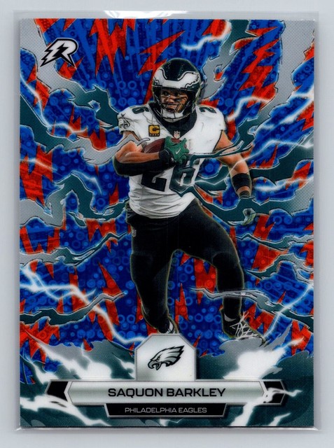 2025 Topps Resurgence Saquon Barkley #Blue and Orange Spark Eagles