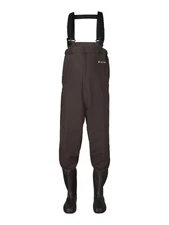 Fishing Waders Men's Rana PVC Lug Chest Wader Brown Size 9
