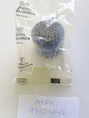 Amphenol 97-32-414S - 32 Shell -  52 pos socket - 16 Awg -  9732-414S - NOS