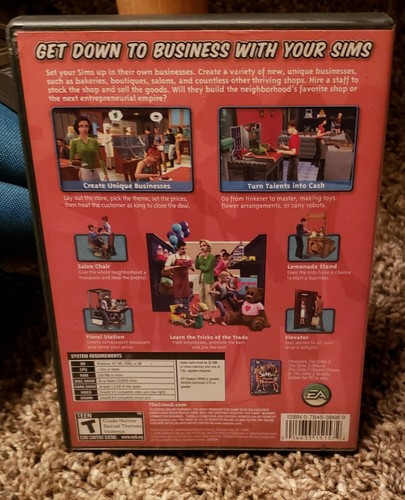 The Sims 2 Open for Business Expansion Pack PC CD-ROM Video Game EA Games - Picture 2 of 4