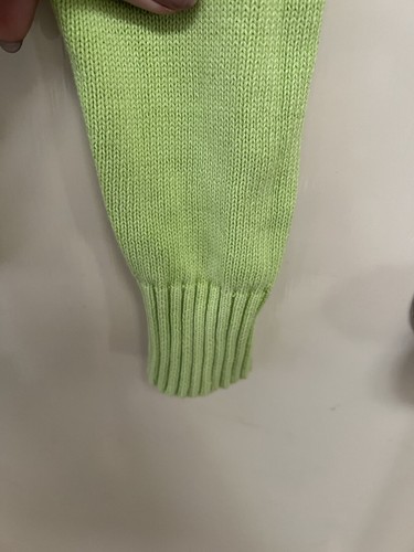 One Teaspoon Light Green Neon Pullover Knit-Comfy-Casual-Size 2XS - Picture 7 of 14