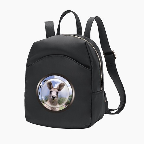 Bedruckter Mini Mode Rucksack Backpack Taschen Reisetaschen Damen Frauen Handtasche - Bild 18 von 29