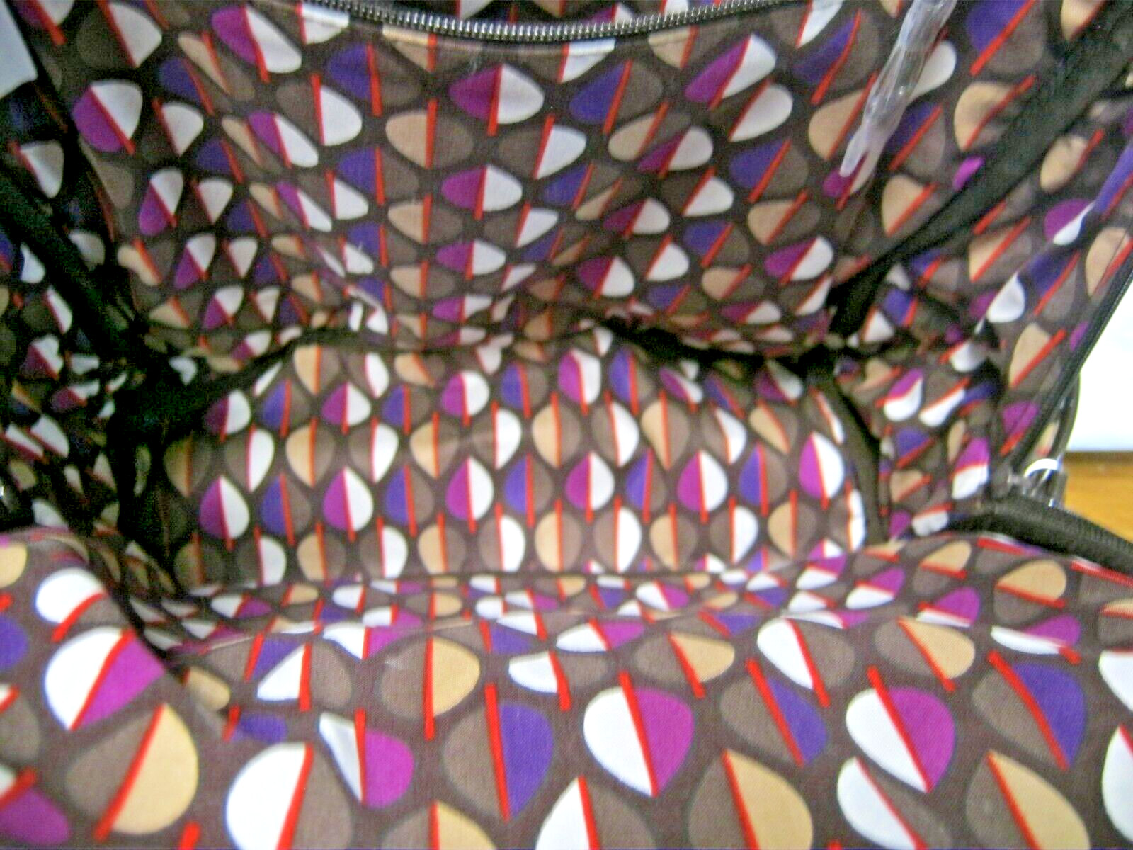 Vera Bradley Small Backpack Solid Brown Microfibe… - image 5