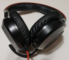 Wired Stereo Noise Canceling Headset Jabra EVOLVE 80 HSC019 with USB remote hub.