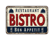 Bistro Sign Bon Appetit Restaurant Vintage Style