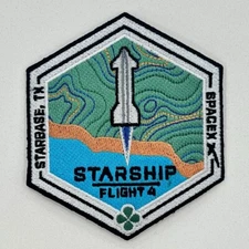 SPACEX -STARSHIP TEST FLIGHT-4 -SUPER HEAVY- Mission Authentic Employee PATCH