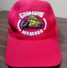 Good Guys Member Hat Hot Rod Strapback Custom Car Association Red Cap Y2K Hat