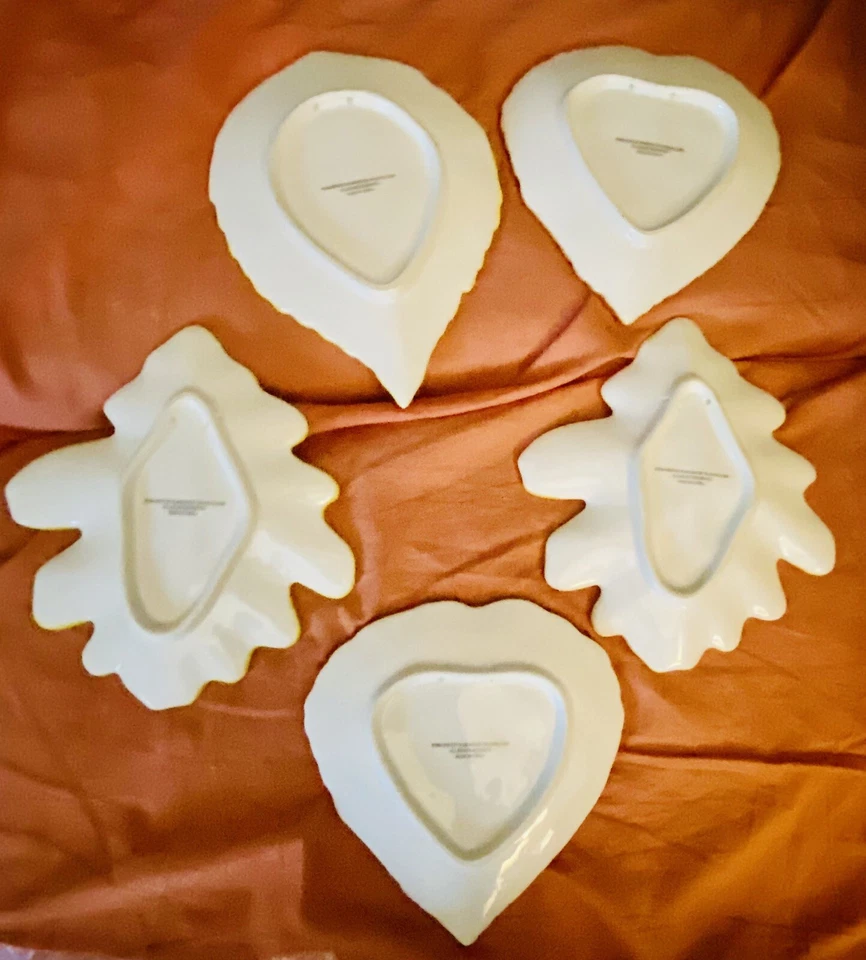 Platos de cosecha colgantes de Boston Warehouse Trading Corp 2004 lote de 5 Foto 4 de 4