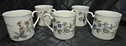 Mugs (6), Mikasa, Fruit Panorama, Country Classic, 8oz., Smooth Sided - Picture 4 of 6