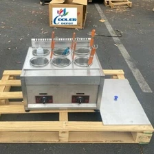 NEW 6 Basket Gas Propane Noodle Pasta Ramen Cooker Stainless Steel PN6