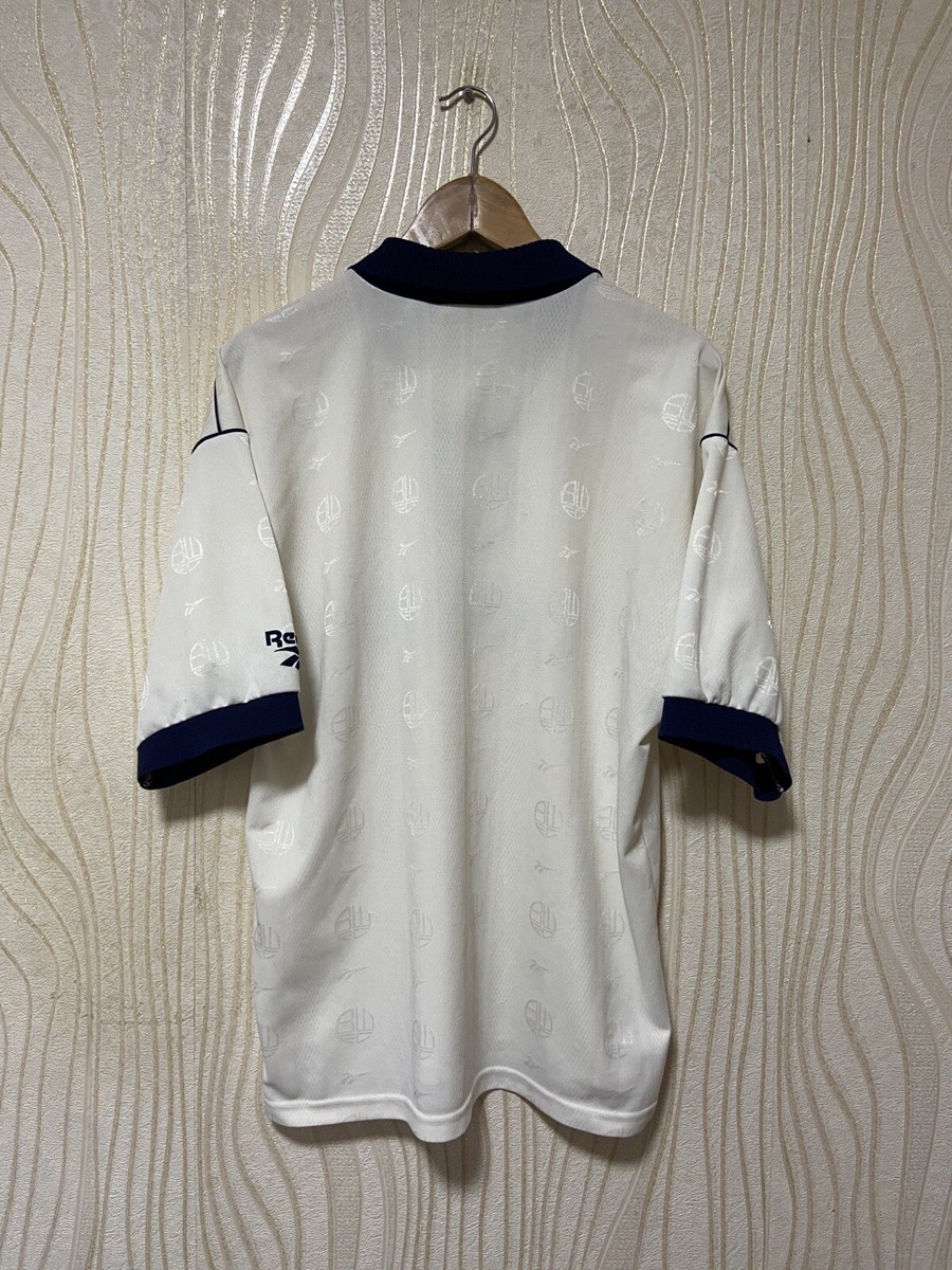 BOLTON WANDERERS 1995 1997 HOME FOOTBAL SHIRT SOCCER JERSEY
