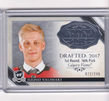 2018-19 UD The Cup Rookie Class 2019 Juuso Valimaki /249 Calgary Flames