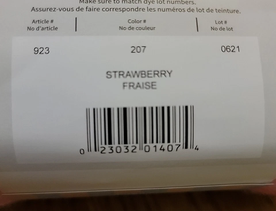 Lion Brand Ice Cream 923-207 Strawberry 3.5oz yarn (Total of 4 skeins) - Image 3 of 4