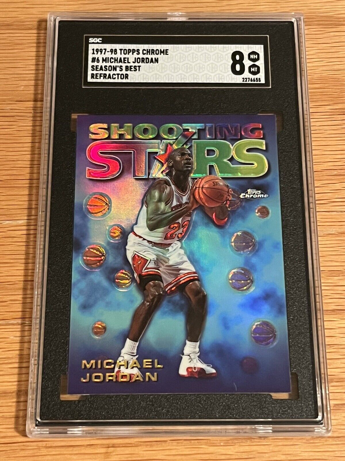 97-98 Topps Seasons Best Michael Jordan Shooting Stars 