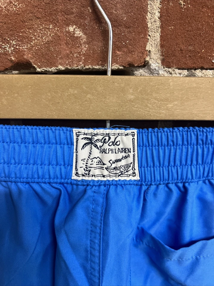 Ralph Lauren Polo Kids Swim Shorts Blue Size 4T - Image 4 of 4