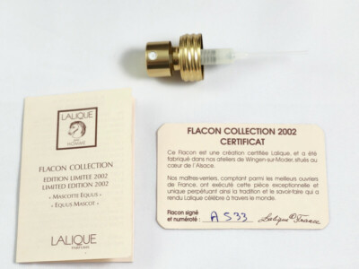 Lalique Pour Homme Flacon Equus Horse Mascot 2002 Eau De Parfum