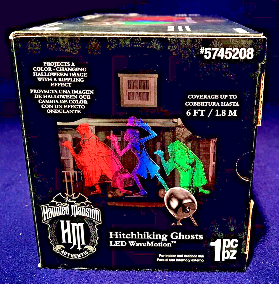 DISNEY HAUNTED MANSION Hitchhiking Ghosts LED Wavemotion New in Box