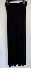 Full Tilt Black Convertible Sleeveless Summer Dress Soft Rayon Stretch Sz Small