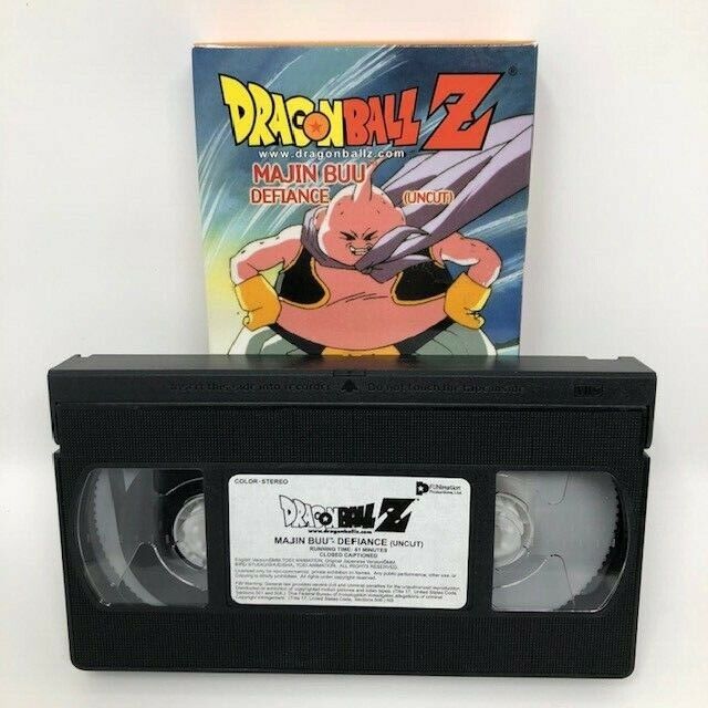 Dragonball Z Tactics Uncut VHS Majin Buu Saga DBZ Anime Akira Toriyama  Vintage 704400033537