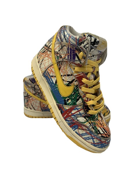 nike dunk high scribble