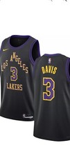 NWT Anthony Davis Lakers Nike Swingman City Edition Jersey Size Youth XL Mens XS