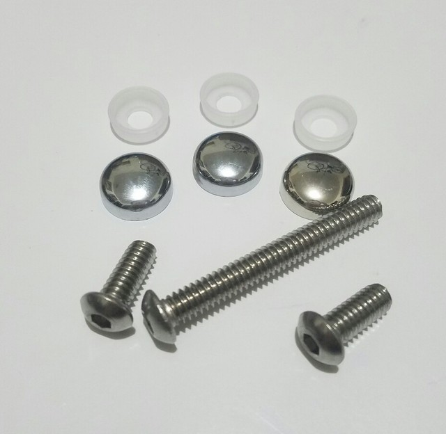 3 Stainless Steel Windshield Screen Fairing Bolts Kit 1417 Harley